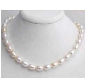 7-8mm Rice Freshwater Pearl Necklace