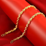 Hot Sand Jewelry Clover Bracelet 24k Vintage Plated Wedding