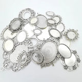 Hot Zinc Alloy Steampunk Photo Frame Pendant DIY Charm Bracelet Necklace