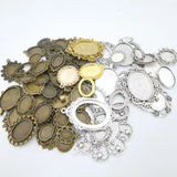 Hot Zinc Alloy Steampunk Photo Frame Pendant DIY Charm Bracelet Necklace
