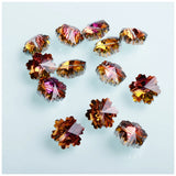 14mm Snow Shape Austrian Crystal Beads for Jewelry Glass Beads