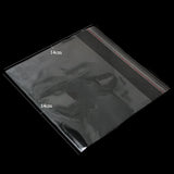 200pcs 14*14cm Clear Mini Plastic Bags Self Adhesive Seal OPP Package bag