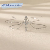 Rhinestone Cross Pendant Necklace For Women ZN00042