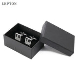 Piano Keyboard cufflinks for mens Square Musical Instrument Funny