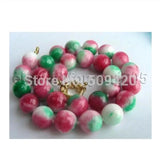 Genuine Natural Multicolor Jade Necklace