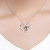 925 Silver Koala Pendant Necklace for Woman