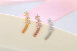 925 Sterling Silver Needle Stud Earring Female Anti-Allergic Sweet Accessories