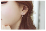 925 Sterling Silver Needle Stud Earring Female Anti-Allergic Sweet Accessories