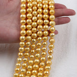 10-11mm Freshwater Pearl Potato Shape Pearl Strand