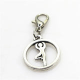20pcs Yoga Charm Dangle Charms DIY Bracelets Pendant Jewelry