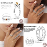 925 Silver Heart Ring Light Charm Jewelry Gift