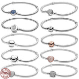 925 Silver Crown Buckle Bracelet for DIY Women's Jewelry