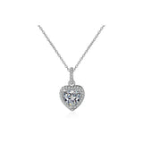 925 Silver Water Drop Zircon Necklace