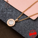 European American Love Party Necklace Jewelry Card Rock Link
