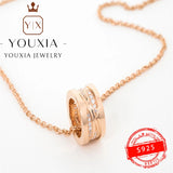 Dainty Heart Charm Necklace for Women