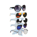 Hot Colors Plastic 5 Pairs Glasses Frame Sunglasses Display Stand