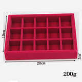 Velvet Jewelry Packaging Display Storage Trays