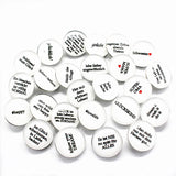 20pcs Glass Snaps Charms for Ginger Snaps Bracelets 18mm