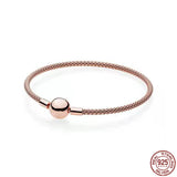 S925 Sterling Silver Snake Bone Bracelet for Women