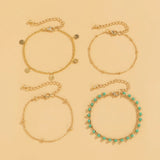 Ethnic Copper Geometric Bracelet for Women