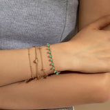 Ethnic Copper Geometric Bracelet for Women