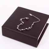 Double-Layer Anklets with Steel Balls for Women