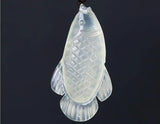 Fine Carp Pendant Natural Ice Seed Xiuyu Goldfish Jades Lucky Accessories