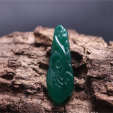 Hand-carved Colorful Chalcedony Ruyi Necklace Pendant Men Women LuckGifts