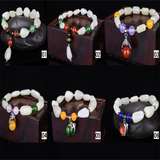 Hetian Jade Bracelet Hand Carved Luck Amulet
