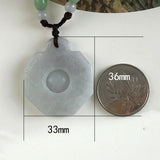Hand-Carved Jade Emerald Gossip Ward Off Evil Necklace Pendant