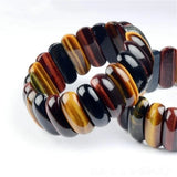 Natural Tiger Eye Stone Bracelet Men Women Luck