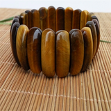 Natural Tiger Eye Stone Bracelet Men Women Luck
