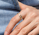 Personalized Niche Sense Ring, S925 Silver