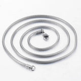 Stainless Steel Snake Chain Necklace 18 inches