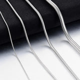 Stainless Steel Snake Chain Necklace 18 inches