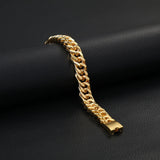 Metal Chain Bracelets Punk Men Charming Circle Bangle