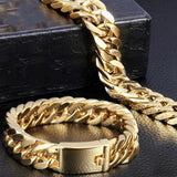 Metal Chain Bracelets Punk Men Charming Circle Bangle