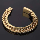 Metal Chain Bracelets Punk Men Charming Circle Bangle