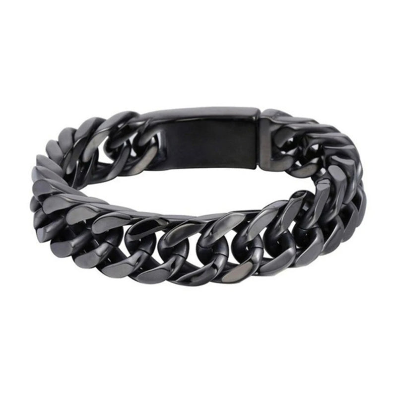Metal Chain Bracelets Punk Men Charming Circle Bangle