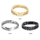Metal Chain Bracelets Punk Men Charming Circle Bangle