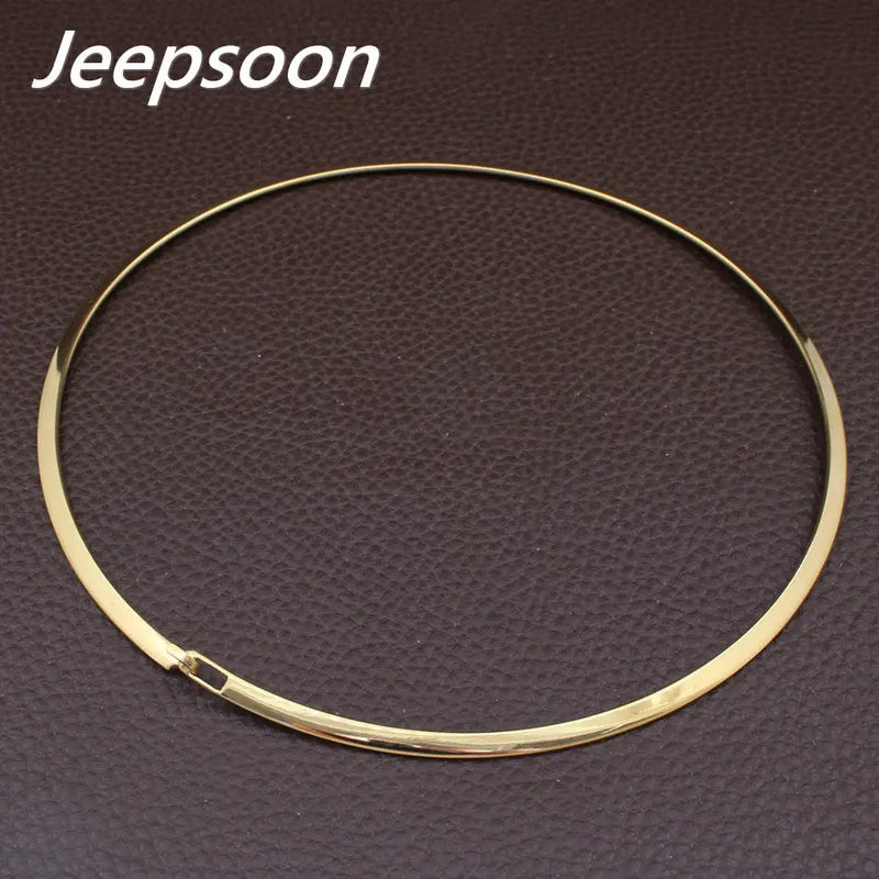 Stainless Steel Jewelry Collar Necklace For Women