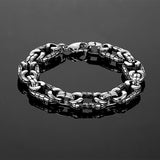 Stainless Steel Pig Nose Bracelet Retro Punk Chain Bracelet