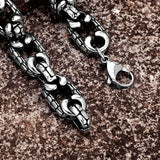 Stainless Steel Pig Nose Bracelet Retro Punk Chain Bracelet