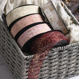Hot Stamp Snow Yarn DIY Bow Hair Ornament Ribbon