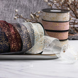Hot Stamp Snow Yarn DIY Bow Hair Ornament Ribbon