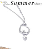 925 Sterling Silver Pando Neckle Classic Character DIY Neckle for Women