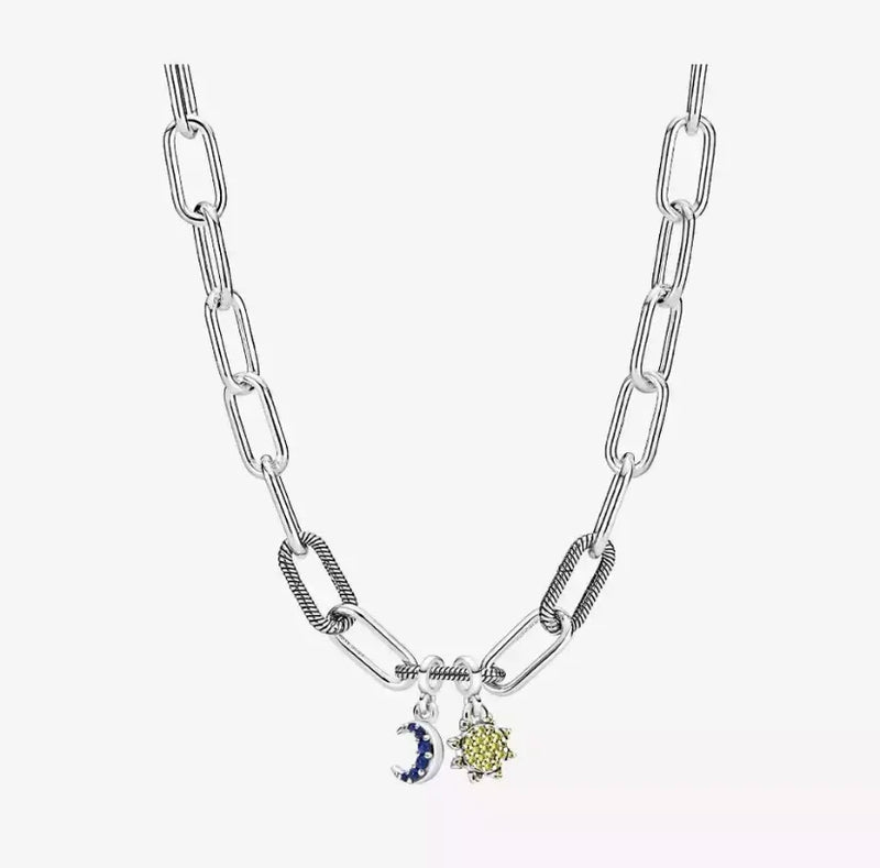 925 Silver Fit Pando Neckle Classic DIY Neckle for Women
