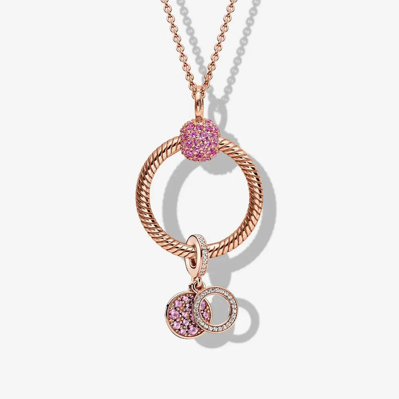 925 Silver Charm for Women Necklace DIY Gifting