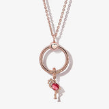 100% 925 Sterling Silver Original Pando Charm DIY Neckle Charm for Women