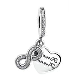 S925 Sterling Silver DIY Bead Charm Pendant for Women